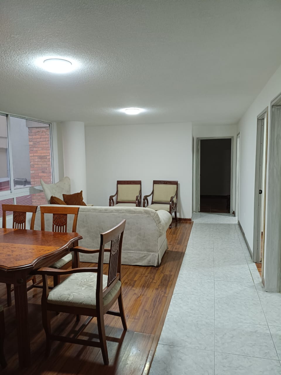 Sala-comedor y circulación interior